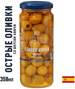 Изображение товара Оливки Gustoria Острые кимчи 340г
