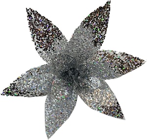 Изображение товара Украшение елочное Magic Time Цветок на клипсе 30*30*18см