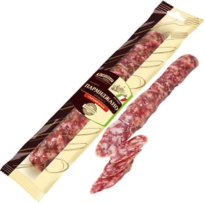 Изображение товара Колбаса Егорьевская Пармиджано сыровяленая полусухая 100г