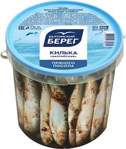 Изображение товара Килька Балтийский Берег Балтийская пряного посола 800г