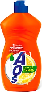 Изображение товара Средство для мытья посуды AOS Лимон 450г