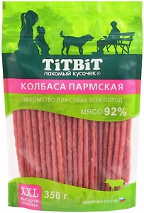 Изображение товара Лакомство для собак TiTBiT Колбаса Пармская 350г