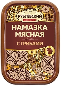 Изображение товара Намазка Рублевский мясная с грибами 150г