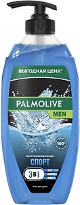 Изображение товара Гель для душа Palmolive Men Спорт Восстанавливающий с экстрактом цитрусовых 3 в 1 для тела лица и волос 750мл
