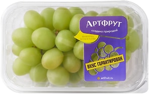 Изображение товара Виноград Артфрут белый без косточек свежий 500г
