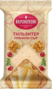 Изображение товара Сыр Вкуснотеево Тильзитер Премиум 45% 200г