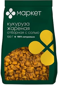 Изображение товара Зерна кукурузы Маркет обжаренные соленые 100г