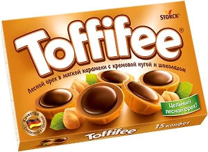 Изображение товара Конфеты Toffifee Лесной орех в карамели 125г