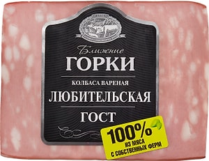 Изображение товара Колбаса Ближние Горки Любительская вареная 330г