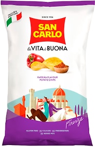 Изображение товара Чипсы San Carlo Piu Gusto Паприка 150г