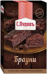Изображение товара Смесь для выпечки С.Пудовъ Брауни 350г