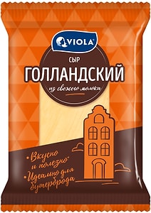 Изображение товара Сыр Viola Голландский полутвердый полутвердый 45% 350г
