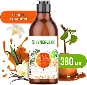 Изображение товара Гель для душа Synergetic Карамельное Яблоко и Ваниль 380мл