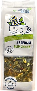 Изображение товара Чай зеленый Зеленая линия Зеленый лимонник 75г