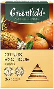Изображение товара Чай черный Greenfield Citrus Exotique 20*1.8г