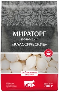 Изображение товара Пельмени Мираторг Классические категории Б 700г