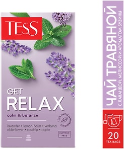Изображение товара Чайный напиток Tess Get Relax 20*1.5г