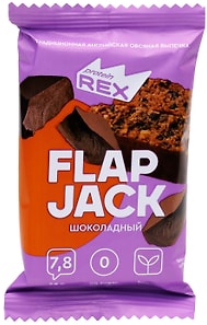 Изображение товара Печенье ProteinRex протеиновое Flap Jack овсяное с Шоколадом 60г
