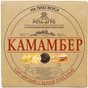 Изображение товара Сыр Рота-Агро Камамбер мягкий с плесенью 125г