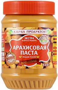Изображение товара Паста арахисовая Азбука Продуктов Экстра Кремовая 510г