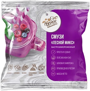 Изображение товара Смузи Всегда пожалуйста Лесной микс быстрозамороженный 300г