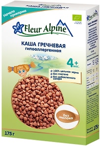 Изображение товара Каша Fleur Alpine Гречневая безмолочная гипоаллергенная с 4 месяцев 175г
