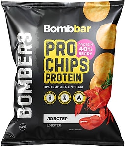 Изображение товара Чипсы Bombbar цельнозерновые протеиновые Стейк на гриле 50г