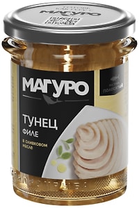 Изображение товара Тунец Магуро в оливковом масле 200г