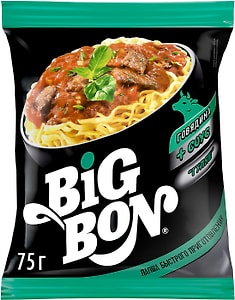 Изображение товара Лапша Big Bon Говядина и соус гуляш 75г