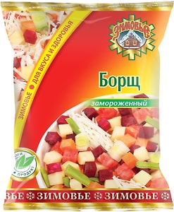 Изображение товара Смесь овощей Зимовье Борщ замороженный 400г