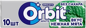 Изображение товара Жевательная резинка Orbit White Нежная мята 13.6г