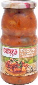 Изображение товара Фасоль Eko По-гречески с грибами 510г