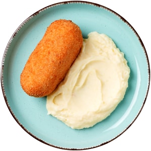 Изображение товара Котлета по-киевски с картофельным пюре Умное решение от Vprok.ru 340г