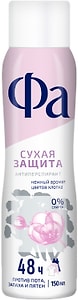 Изображение товара Дезодорант-антиперспирант Фа Сухая защита Нежность Хлопка спрей 150мл