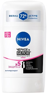 Изображение товара Антиперспирант-стик NIVEA Черное и Белое Невидимый Clear 50мл