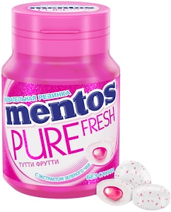 Изображение товара Жевательная резинка Mentos Pure Fresh Тутти Фрутти 54г