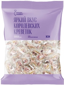 Изображение товара Креветки Люди Любят Королевские в панцире 31/40 850г