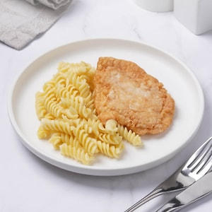 Изображение товара Шницель Cook Chart куриный в яйце с макаронами 200г