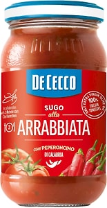 Изображение товара Соус томатный De Cecco Арраббьята Sugo Alla Arrabbiata с острым перцем чили 200г