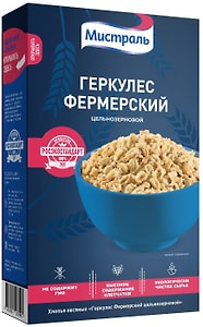 Изображение товара Хлопья Мистраль Геркулес Фермерский 400г