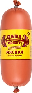 Изображение товара Колбаса Папа может Мясная со шпиком вареная 500г
