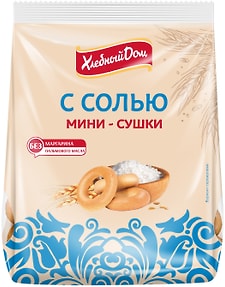 Изображение товара Мини-сушки Хлебный Дом с солью 180г