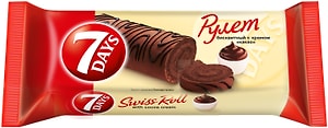 Изображение товара Рулет 7Days бисквитный с кремом какао 200г