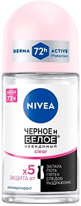 Изображение товара Антиперспирант NIVEA Черное и Белое Невидимый Clear 50мл
