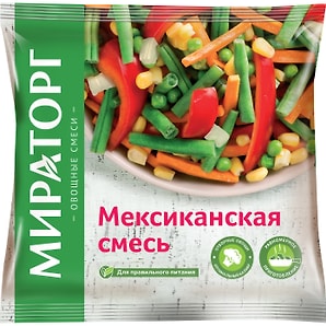 Изображение товара Смесь овощная Мираторг Vитамин Мексиканская быстрозамороженная 400г