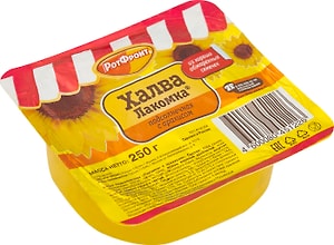 Изображение товара Халва Лакомка Подсолнечная с арахисом 250г