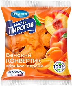 Изображение товара Конвертик Мастер Пирогов с начинкой Абрикос-персик 70г