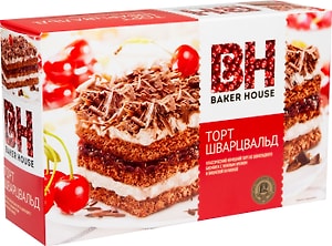 Изображение товара Торт Baker House Шварцвальд бисквитный 350г