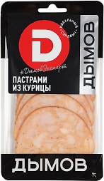 Изображение товара Пастрами из курицы Дымов нарезка 70г