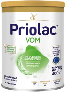 Изображение товара Смесь Priolac VOM с рождения 400г